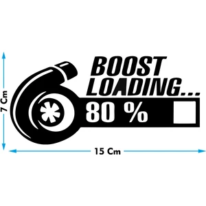 Şimdi Trend Boost Loading Yükleniyor Oto Cam Yazısı 15X7 cm Araba Arkası Sticker Oto Arka Cam Yazı Modelleri