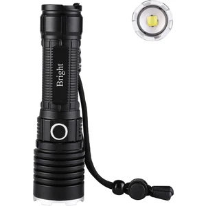 GHT-5761 XP50 LED 3 Mod Zoomlu Yağmur Suyu Geçirmez Şarjlı El Feneri