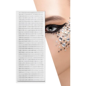 Kendinden Yapışkanlı Gümüş Elmas Model Taşlar 6MM Kadınlar İçin Şık Süsleme