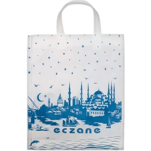 Eczane Baskılı Bez Torba 29 cm x 34 cm 50'li