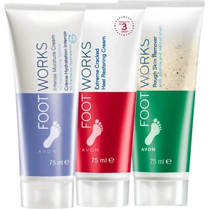 Foot Works Ayaklar Için Nemlendirici, Onarıcı ve Arındırıcı Ayak Kremi Paketi