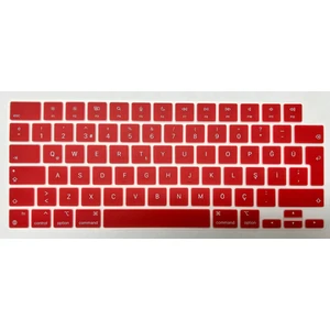 Hk Teknoloji Macbook Pro 14 Inç A2918 A2992 M3 Max Pro Işlemcili Türkçe Q Silikon Klavye Koruyucu