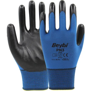 Pn3 Polyester Örme Nitril Eldiven 12 Çift