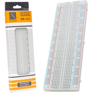 Breadboard 830 Pin Hücre MB102 Devre Test Güç Kaynağı Modülü Arduino Büyük Boy Delikli Bread Board Proto