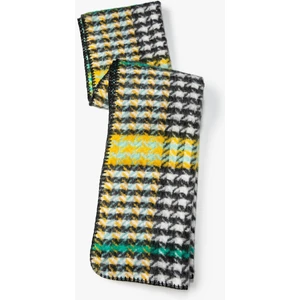 Atkı Kazayağı Desenli Çok Renkli Yumuşak Dokulu