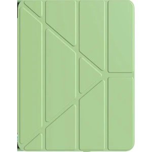 Apple iPad Pro 12.9 6.nesil 2022 M2 Çipli Kılıf Yatay ve Dikey Standlı Uyku Modlu Arka Soft Yumuşak Silikon Trifold Tablet Kılıfı (Model A2436,A2764/37)
