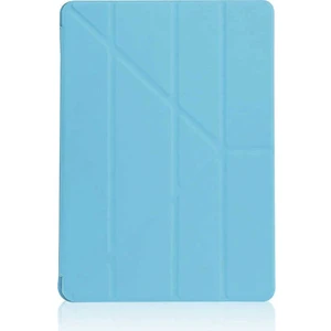 Apple iPad Mini 1 Kılıf Yatay ve Dikey Standlı Uyku Modlu Arka Soft Yumuşak Silikon Trifold Tablet Kılıfı (Model A1432,A1454,A1455)