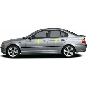 Ebal Oto Bmw E46 Krom Cam Çıtası 4 Prç. 1998-2005 P. Çelik