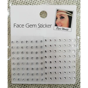 Vücut ve Yüz Taşı Stickers 100 Adet Kristal TR-101