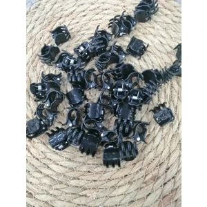 20 Adet Siyah Tırmık Toka Küçük Orta Mandal Toka S-003