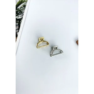 2 Li Minimal Geometrik Metal Mandal Toka T-306