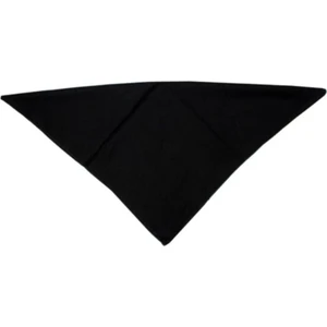 Düz Renk Siyah Kare Bandana