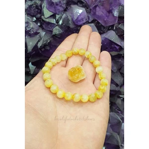 Doğal Taş Cenneti Sitrin Doğal Taş Bileklik