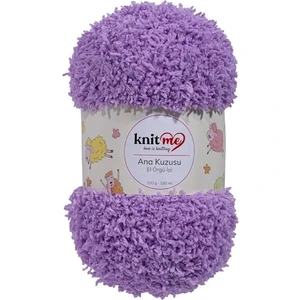 5 Adet Ana Kuzusu Battaniye Hırka Kuzu El Örgü İpi 708 Lavanta