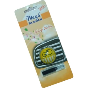 Oto Aksesuarcım Meys Sarı Emoji Havalandırma Klips Araç Oto Izgara Kokusu Mango