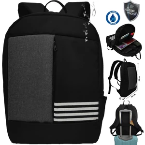 Notebook Bilgisayar 17'' Ped Korumalı Laptop Sırt Çantası Su ve Sıvı Geçirmez Kumaş