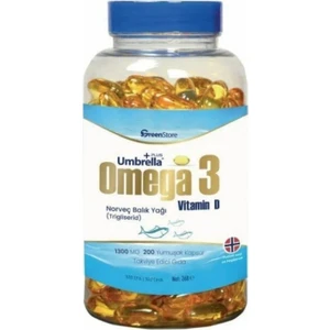 Green Store Umberalla Omega 3 Balık Yağı 200 Kapsül