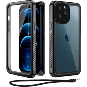 M.TK Moveteck Apple Iphone 12 Pro Kılıf 360 Derece Su Geçirmez Telefon Kılıfı