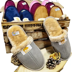 Golden Buffalo 3 Çift Kaliteli KARIŞIK RENK Ev Terliği Yünlü Misafir Çeyiz Bohça Gelin Damat Terliği