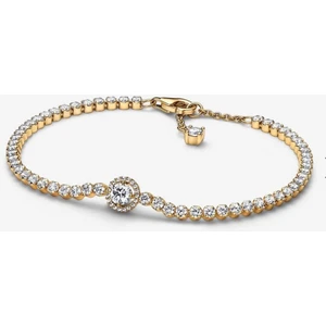 Poseidons Jewellery Işıltılı Hale Tenis Bilekliği