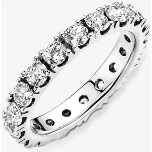 Poseidons Jewellery Tarz Işıltılı Tam Tur Taşlı Yüzük