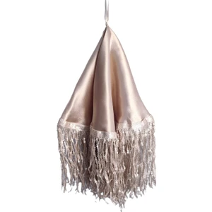 Moda Nur Gold Pul Payetli Gelin Damat Mendili,halay Mendili,kına Mendil