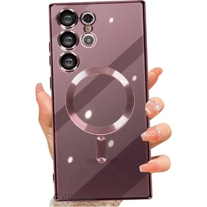M.TK Moveteck Samsung Galaxy S24 Ultra Kılıf Kamera Lens Magsafe Wirelles Şarj Destekli