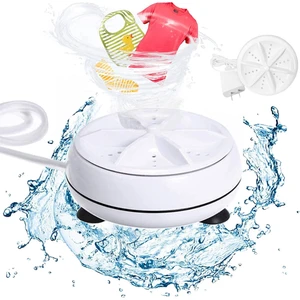 Sunup Taşınabilir Seyahat Tipi Mini Ultrasonik USB Li Yıkama Makinesi Çamaşır Makinası 10X5.5 cm