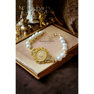 Minimalist Tasarım Çeyreklik İnci Bileklik