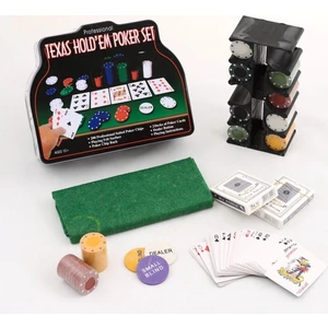 Deco Elit Texas Poker Seti 200 Chip + 2 Deste Iskambil Kağıdı  Özel Teneke Kutusunda