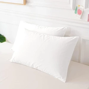 Düz Pamuklu 2'li Yastık Kılıfı 50X70 Beyaz