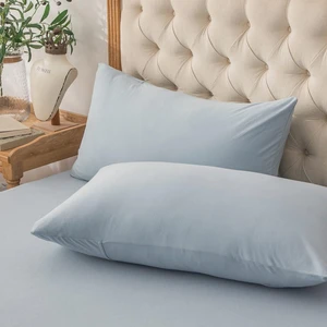 Düz Pamuklu 2'li Yastık Kılıfı 50X70 Mavi