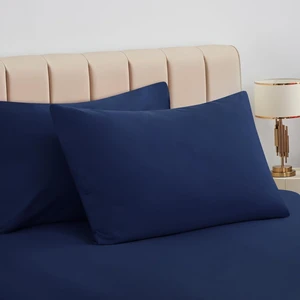 Düz Pamuklu 2'li Yastık Kılıfı 50X70 Lacivert