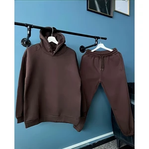 Sou Fly Soulfly Oversize Unisex Eşofman Takımı 3 Iplik Şardonlu Kalın ve Kaliteli