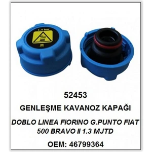 Genleşme Kavonoz Kapaği Orjinal Tip/oringli Mavi Palio-Albea-Siena-Doblo-Linea-Fiorino 1.4 Bar Fiat 500-BRAVO 102008