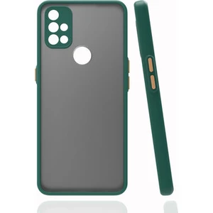 Techno Guru One Plus Nord N10 5g Kenarları Renkli Arkası Buğulu Şık Hux Silikon Kılıf