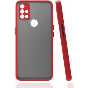 Techno Guru One Plus Nord N10 5g Kenarları Renkli Arkası Buğulu Şık Hux Silikon Kılıf