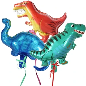 Patladı Gitti Mini 3lü Dinazor Folyo Balon Set