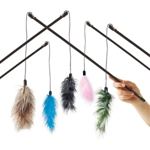 Karlıe Tüylü Kedi Oltası 60Cm