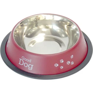 Çelik Mama Kabı Bordo 8 Oz