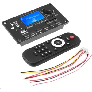 Dc 12 V Mp3 Dekoder Kurulu Amplifikatör Araba Radyo Alıcısı Mp3 Çalar Bluetooth V5.0 USB Sd Modülü Mp3 Fm Aux Kayıt (Yurt Dışından)