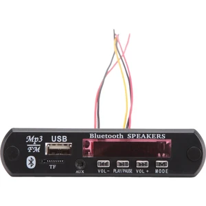 Bluetooth 5.0 Mp3 Dekoder Kurulu Dc 5 V 12 V Araba Fm Radyo Modülü Desteği Tf USB Aux Araç Telefonu Için (Yurt Dışından)