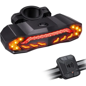 Bisiklet Dönüş Sinyalleri Işık Akıllı Uzaktan Bisiklet Kuyruk Lambası Bisiklet Kornası Arka Işık Yol Bisikleti Için Katlanır Bisiklet Scooter (Yurt Dışından)