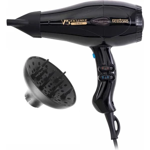 V5 Exclusive Iyonik 2500 W Profesyonel Fön Makinesi Nero Vigolu