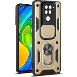 M.TK Moveteck Xiaomi Redmi Note 9 Kılıf Kamera Korumalı