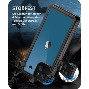 M.TK Moveteck Apple iPhone 13 Mini Kılıf 360 Derece Tam Kaplar