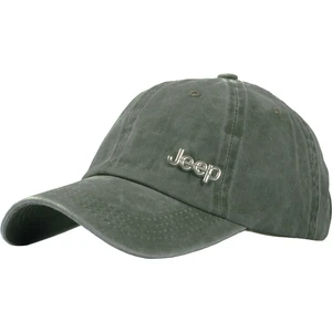 Jeep Metal Logolu Yeşil Eskitme Beyzbol Şapka