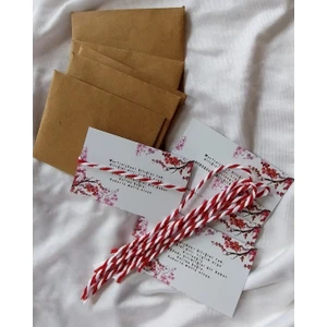 Huayen Atelier Marteniçka Bilekliği Zarf, Kart ve Bileklik 5'li Paket