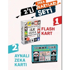 Bebeğimin İlk Zeka Oyunları Seti No:3 Tummy Time Aynalı Zeka Kartları - Ilk Zeka Kartları