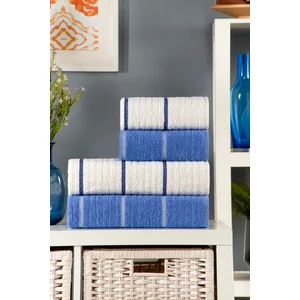 Navy 50 X 85 – 70 X140 Cm 4'Lü Banyo Havlu Seti